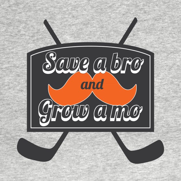 Save a Bro - Grow a Mo (Men's Health) by lucandesigns